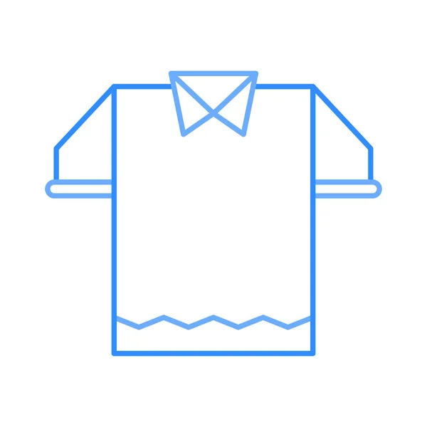 Camisa Desgaste Pano Vetor Ilustração — Vetor de Stock