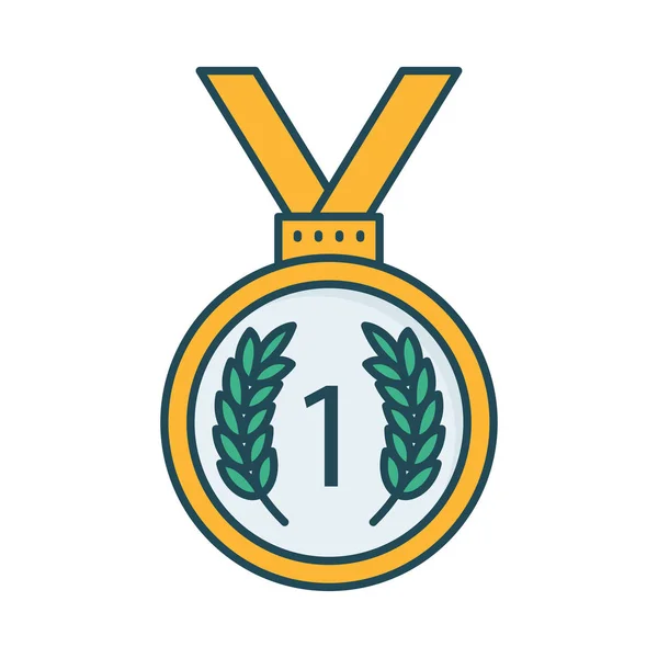 Award Medal Achievement Vector Illustration — Stock Vector
