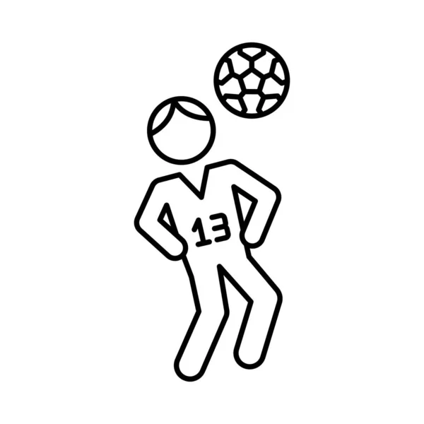 Player Soccer Football Vector Illustration — Stock Vector