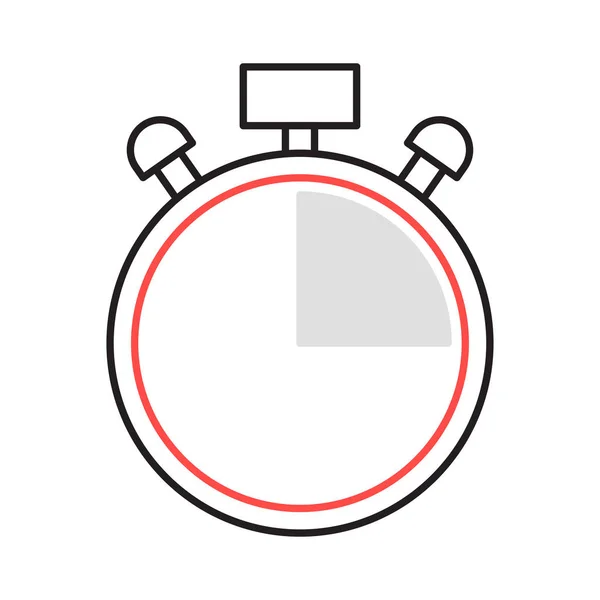 Stoppuhr Timer Sport Vektor Illustration — Stockvektor