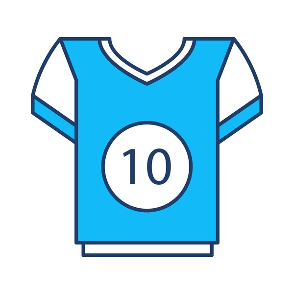 Jersey Shirt Doek Vectorillustratie — Stockvector