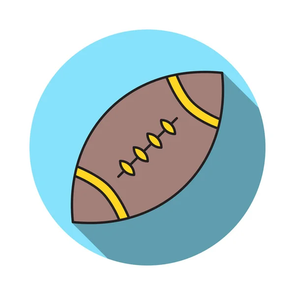 Εικονογράφηση Φορέα Άθλημα Του Ράγκμπι Μπάλα — Διανυσματικό Αρχείο