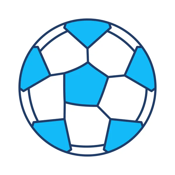 Illustration Vectorielle Ballon Football — Image vectorielle