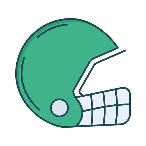 Векторная Иллюстрация Защиты Шлема — стоковый вектор