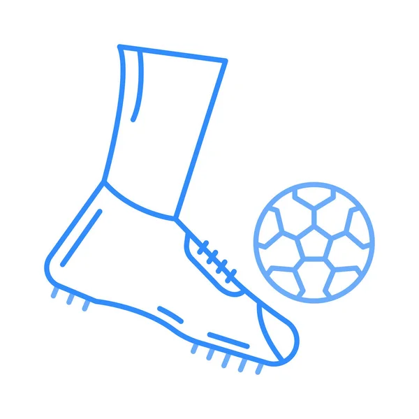 Futebol Futebol Jogo Vetor Ilustração — Vetor de Stock