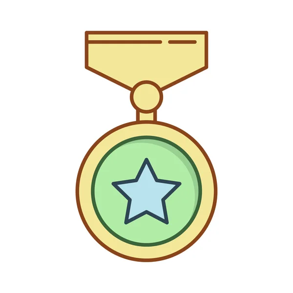 Médaille Prix Champion Vectoriel Illustration — Image vectorielle