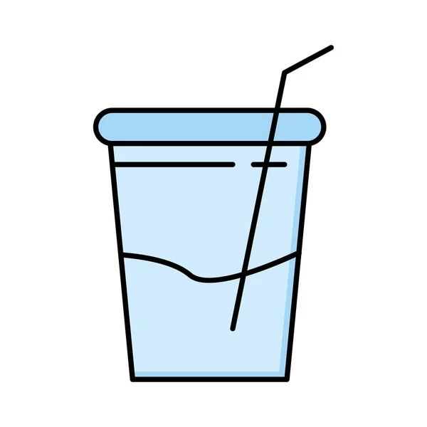 Bebida Jugo Soda Vector Ilustración — Archivo Imágenes Vectoriales