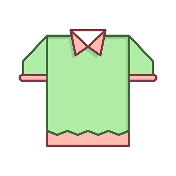 Shirt Wear Cloth Vector Illustration — Stock Vector
