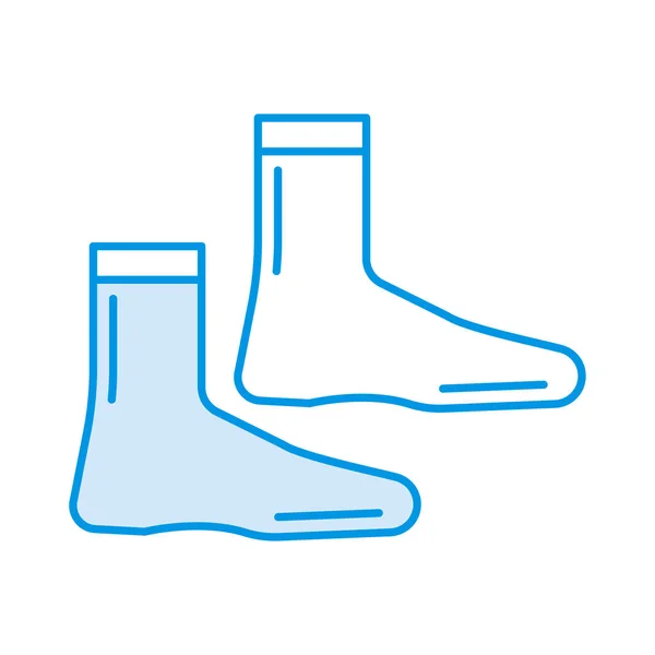 Socks Sport Wear Vector Illustration — Stock Vector