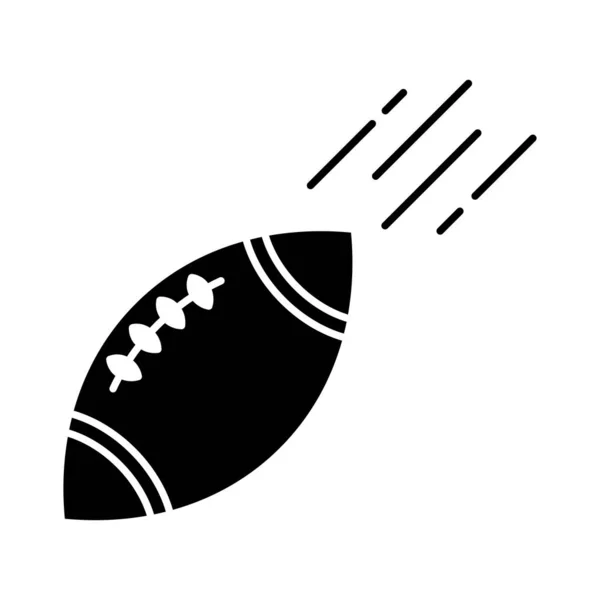 Rugby Bal Sport Vectorillustratie — Stockvector