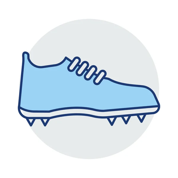 Zapato Botas Deporte Vector Ilustración — Archivo Imágenes Vectoriales