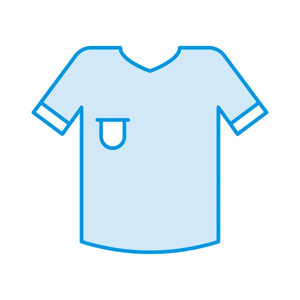 Camisa Tela Desgaste Vector Ilustración — Archivo Imágenes Vectoriales