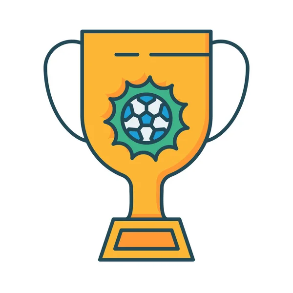 Trophy Cup Award Vector Illustration — Stock Vector