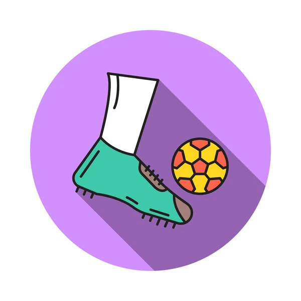 Futebol Futebol Jogo Vetor Ilustração — Vetor de Stock