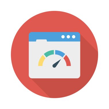 performans hızı ölçüsü vektör illüstrasyon