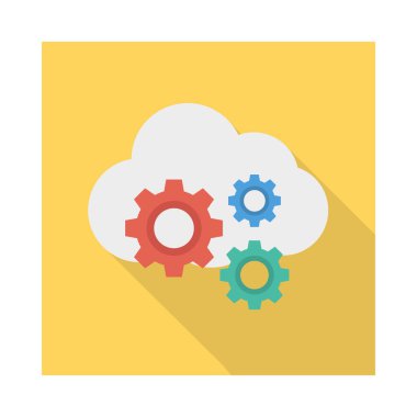 bulut vektör çizimini yapılandırma ayarlama 