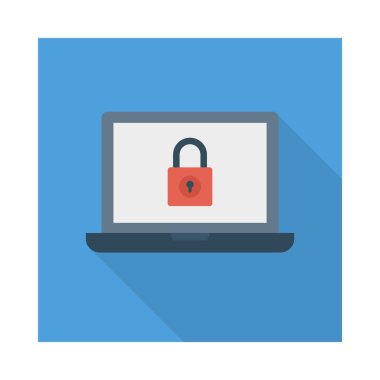 Özel kilit güvenli vektör çizim 