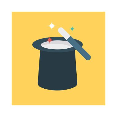 sihirli değnek sihirbazı vektör illüstrasyon