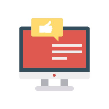 kabarcık vektör illüstrasyon gibi geribildirim