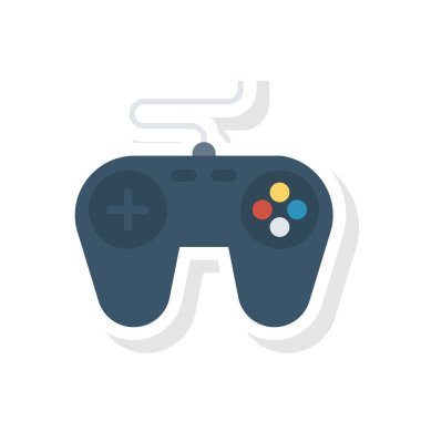 Oyun konsolu joystick vektör çizim 