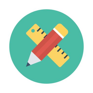 cetvel vektör illüstrasyon edit oluşturma