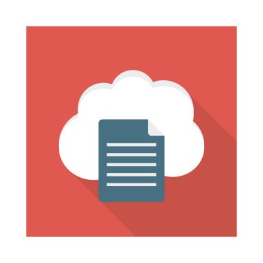 belge dosya sayfası vektör illüstrasyon 