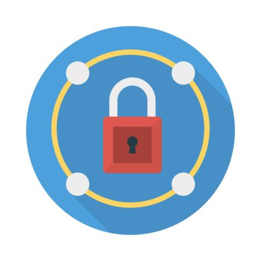 özel kilit paylaşım vektör illüstrasyon