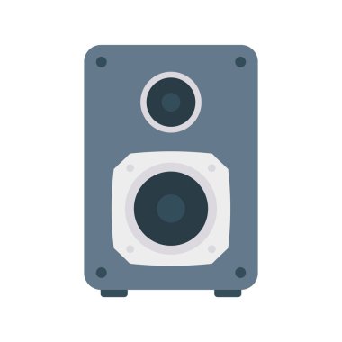ses amplifikatör düz simge, vektör, illüstrasyon