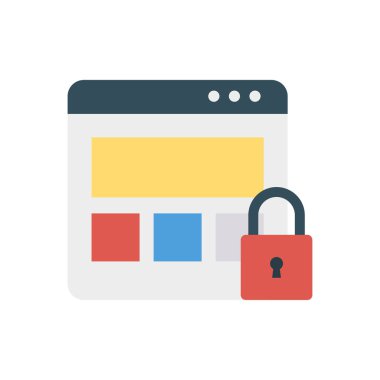 kilit özel koruma vektör illüstrasyon