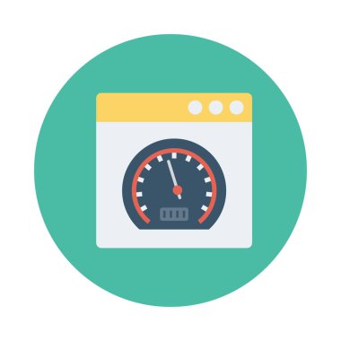 performans internet hız vektör illüstrasyon