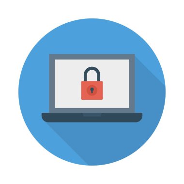 Özel kilit güvenli vektör çizim