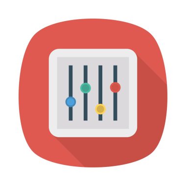 kontrol kaydırıcı ayarı vektör çizimi 