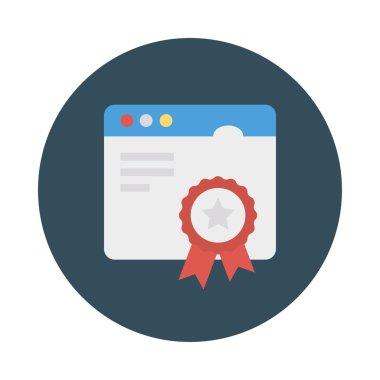 rozet madalya ödülü vektör çizim