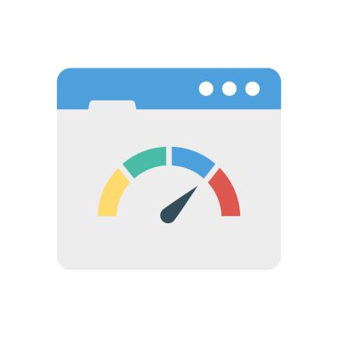 performans hızı ölçüsü vektör illüstrasyon