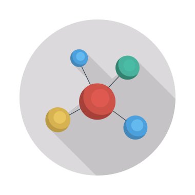 bağlantı ağı paylaşımı vektör illüstrasyon