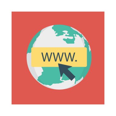 tarayıcı web sayfası düz simge, vektör, illüstrasyon