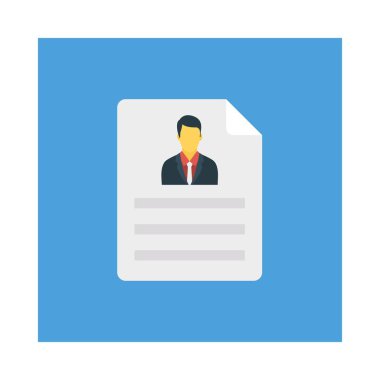 devam düz simge, vektör, illüstrasyon