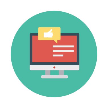 kabarcık vektör illüstrasyon gibi geribildirim