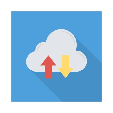bulut indir yükleme vektör illüstrasyon 