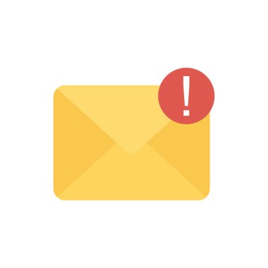 hata iletisi posta vektör illüstrasyon