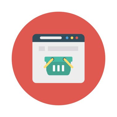 E ticaret alışveriş perakende vektör illüstrasyon