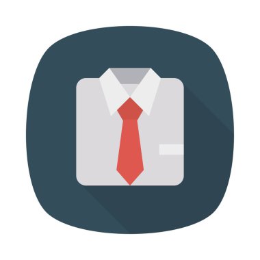 gömlek kravat elbise vektör illüstrasyon 