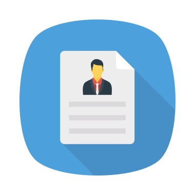 devam düz simge, vektör, illüstrasyon