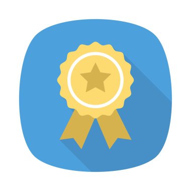 madalya ödülü rozeti vektör illüstrasyon 