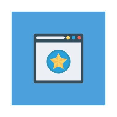 yıldız rozeti rütbe vektör illüstrasyon