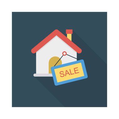 satılık ev ev vektör illüstrasyon 