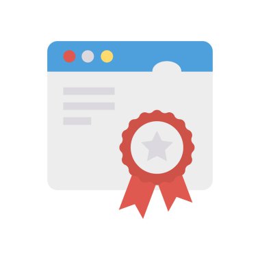 rozet madalya ödülü vektör çizim