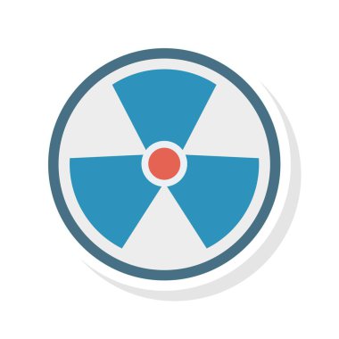 nükleer radyoaktif Eko vektör illüstrasyon 