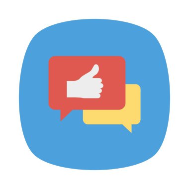 konuşma sohbet kabarcık vektör çizim 