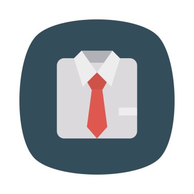 gömlek kravat elbise vektör illüstrasyon 